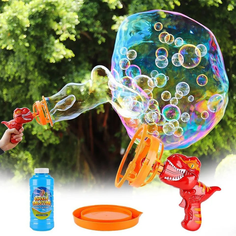 Kids Fun Bubble Maker Dinosaur Outdoor Toy Blower - Lusomart