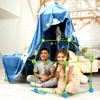 Children’s Building Set Creative Forts Tents Educational Plastic Toy 1