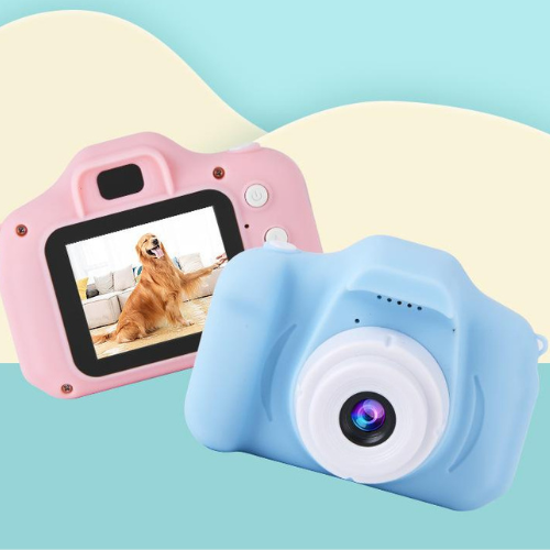 Kids' HD Camera with Dual Lenses and Durable Design - Lusomart