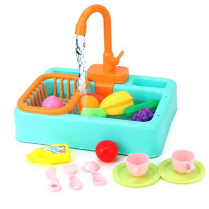 Children’s Educational Sink Toy Interactive Water Tap Durable Plastic 1