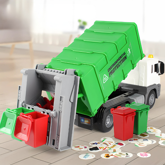 Fun Learning Trash Truck Toy for Kids Ages 3-5 - Lusomart