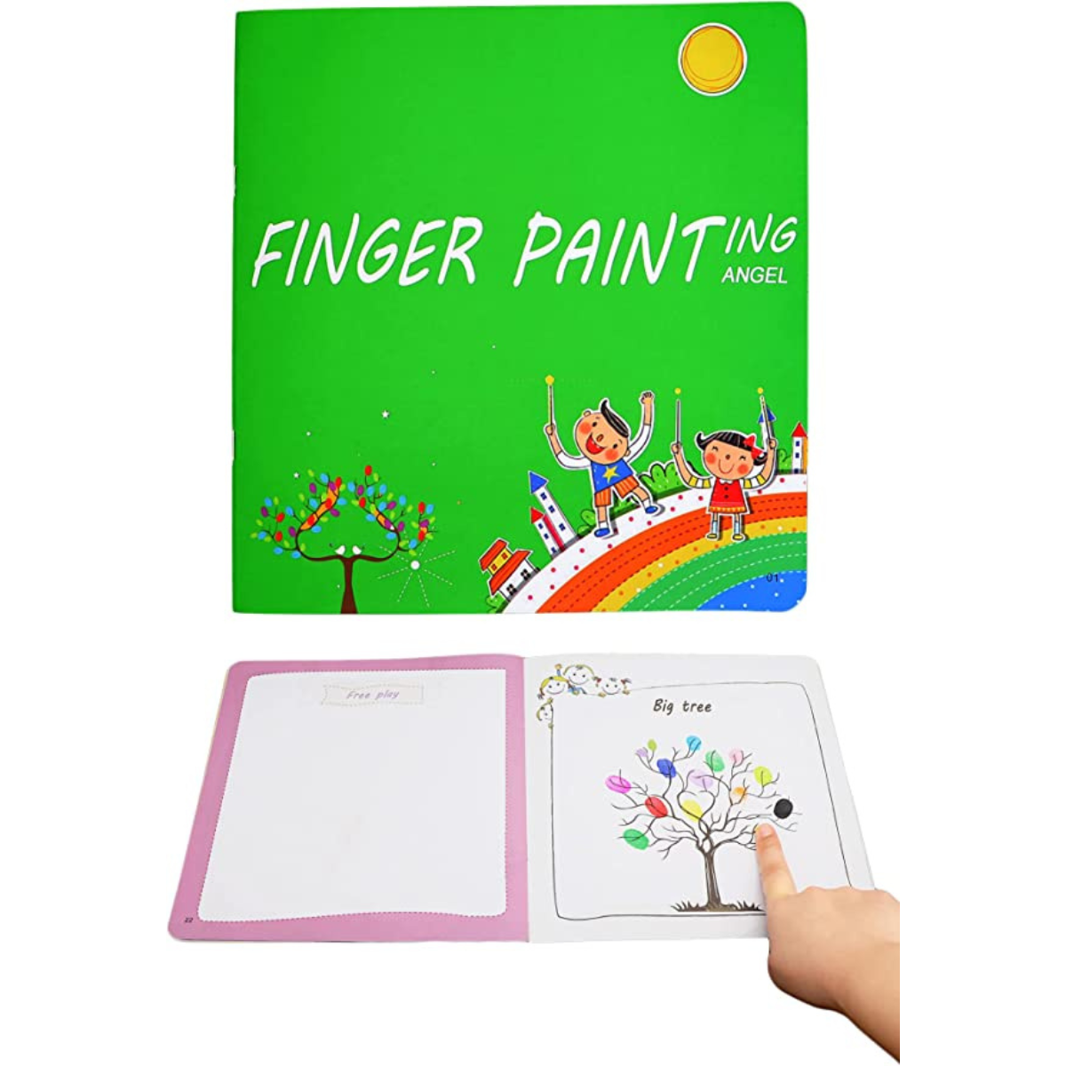 Children's Finger Painting Set - KleurenKracht 7