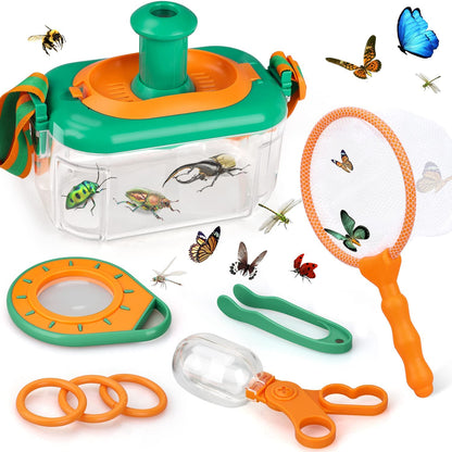 Fun Bug Catcher Kit for Kids with Magnifier - Lusomart