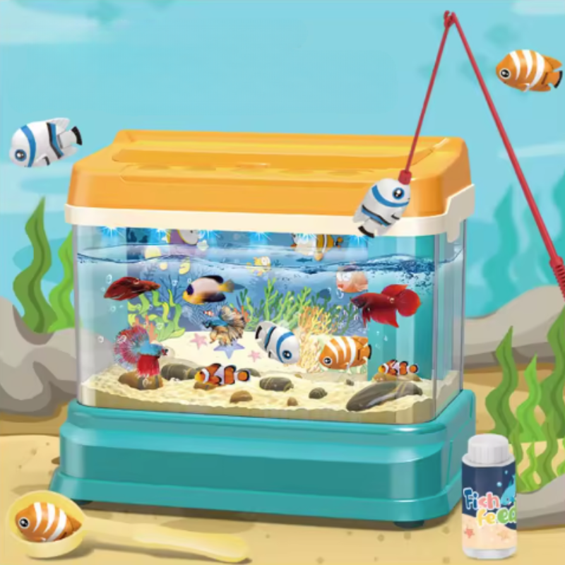Fun Kids Musical Fishing Toy Set - Lusomart