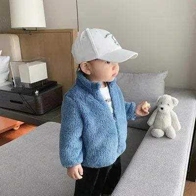 Kids Soft Fleece Jacket Winter Coat - Lusomart