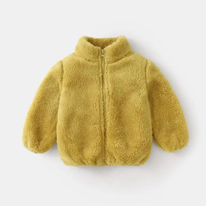 Children’s Plush Coat Casual Warm Jacket Autumn Winter Unisex 13