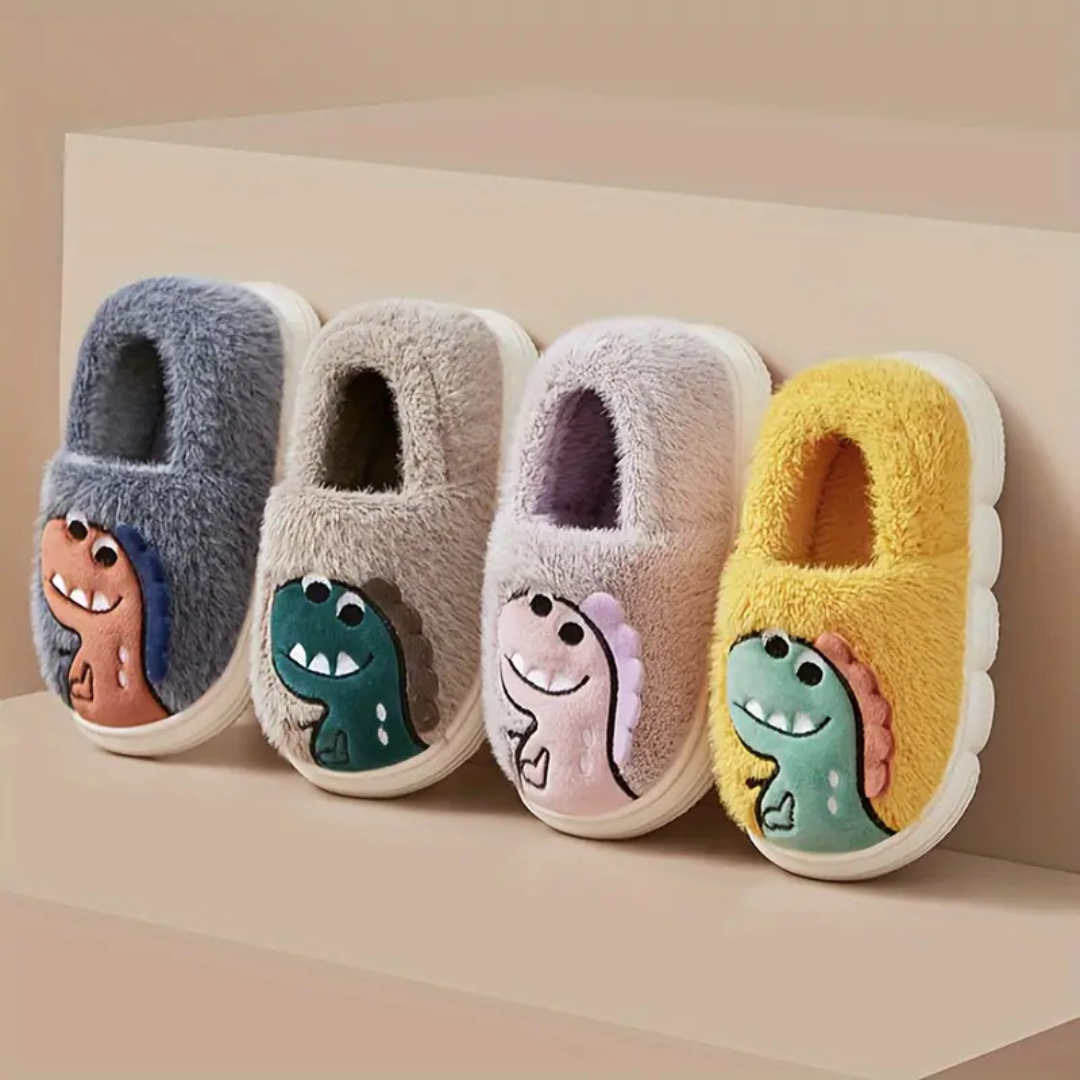 Children's Slippers with Dino Design – DinoSteps 1