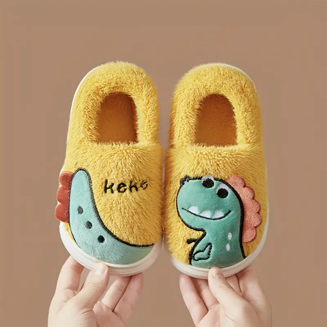Children's Slippers with Dino Design – DinoSteps 2