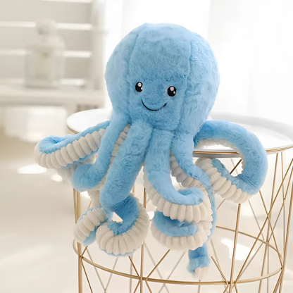 Cuddly Plush Octopus Toy for Kids 12 Inch Soft Friend - Lusomart