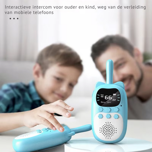 Kids Portable Rechargeable Walkie Talkie Long Range - Lusomart