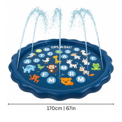 Children’s Water Play Mat Durable PVC 100 cm Safe for Outdoor Fun 6