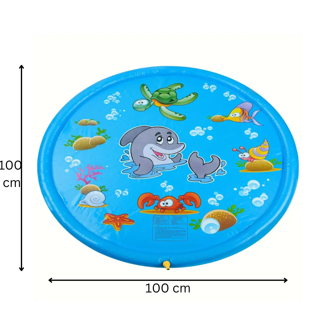 Children’s Water Play Mat Outdoor Fun 170 cm PVC with Integrated Jets 3