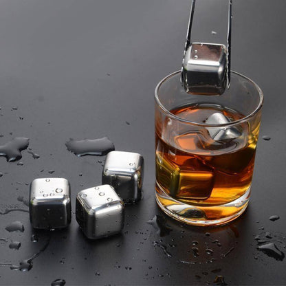 ChillStone | Premium Non-Diluting Stainless Steel Ice Cubes for Drinks 5