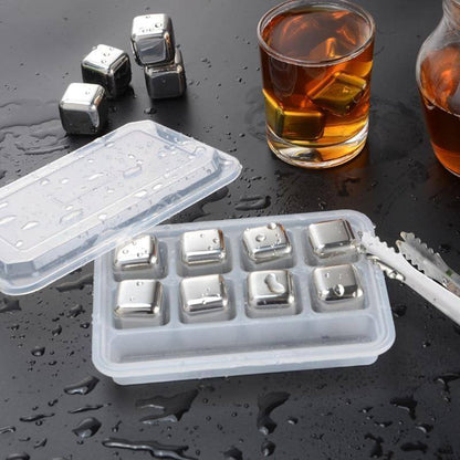 ChillStone | Premium Non-Diluting Stainless Steel Ice Cubes for Drinks 6