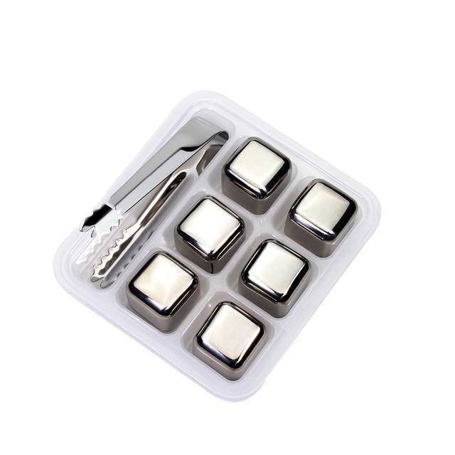 ChillStone | Premium Non-Diluting Stainless Steel Ice Cubes for Drinks 8