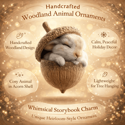 Christmas Woodland Animal Ornament Set
