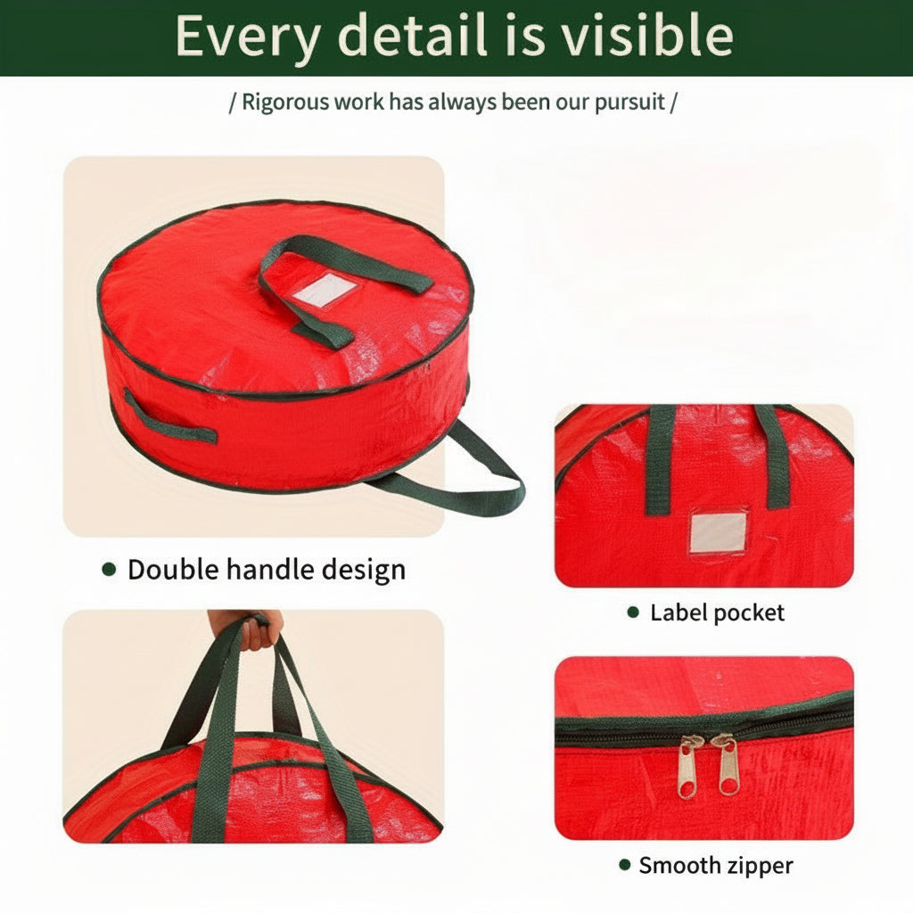 Holiday Decoration Storage Bag Polyester Gift Keeper