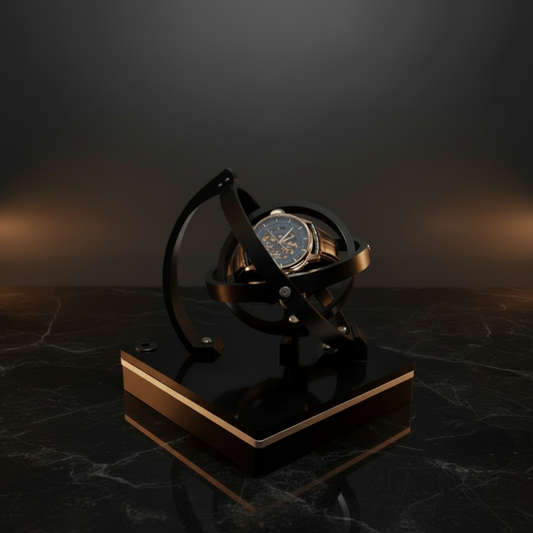 Luxury Automatic Watch Winder Case with Wooden Finish - Lusomart
