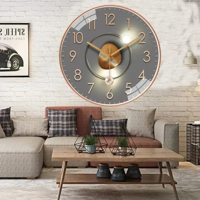 ChronoSilence | Modern Large Minimalist Silent Wall Clock Design 2