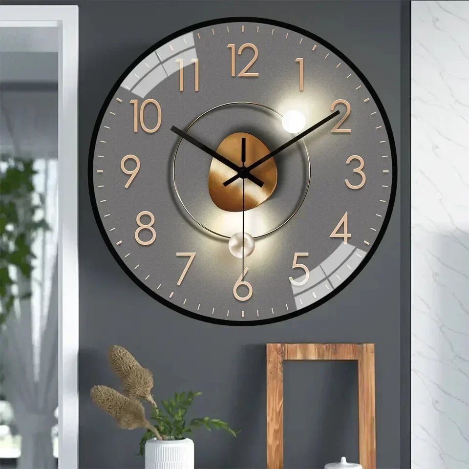 ChronoSilence | Modern Large Minimalist Silent Wall Clock Design 3