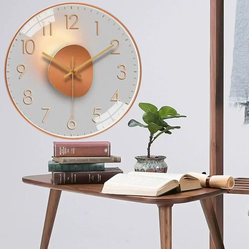 ChronoSilence | Modern Large Minimalist Silent Wall Clock Design 5