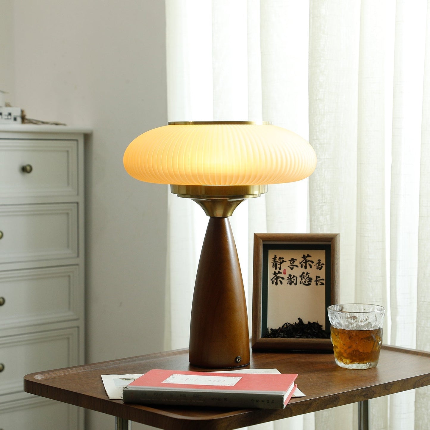 Classic Glass Desk Table Lamp
