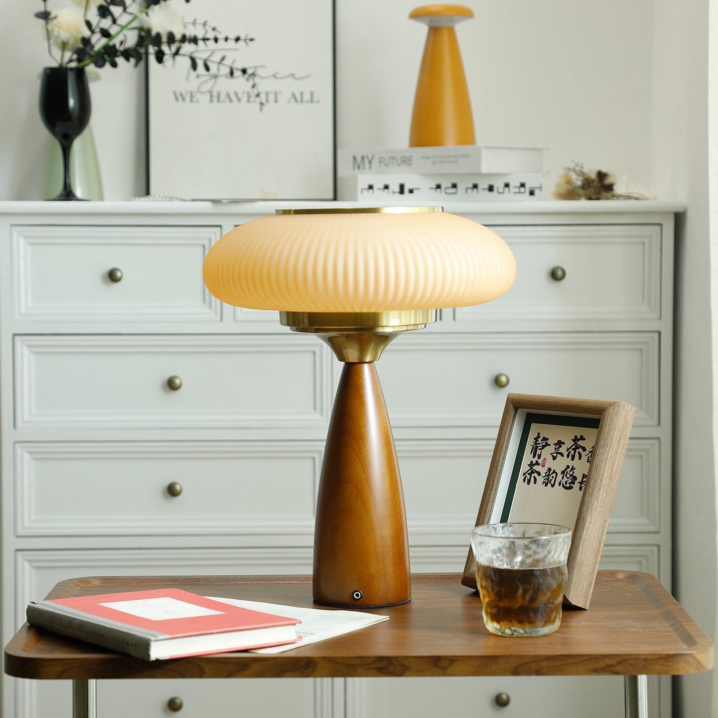 Classic Glass Desk Table Lamp