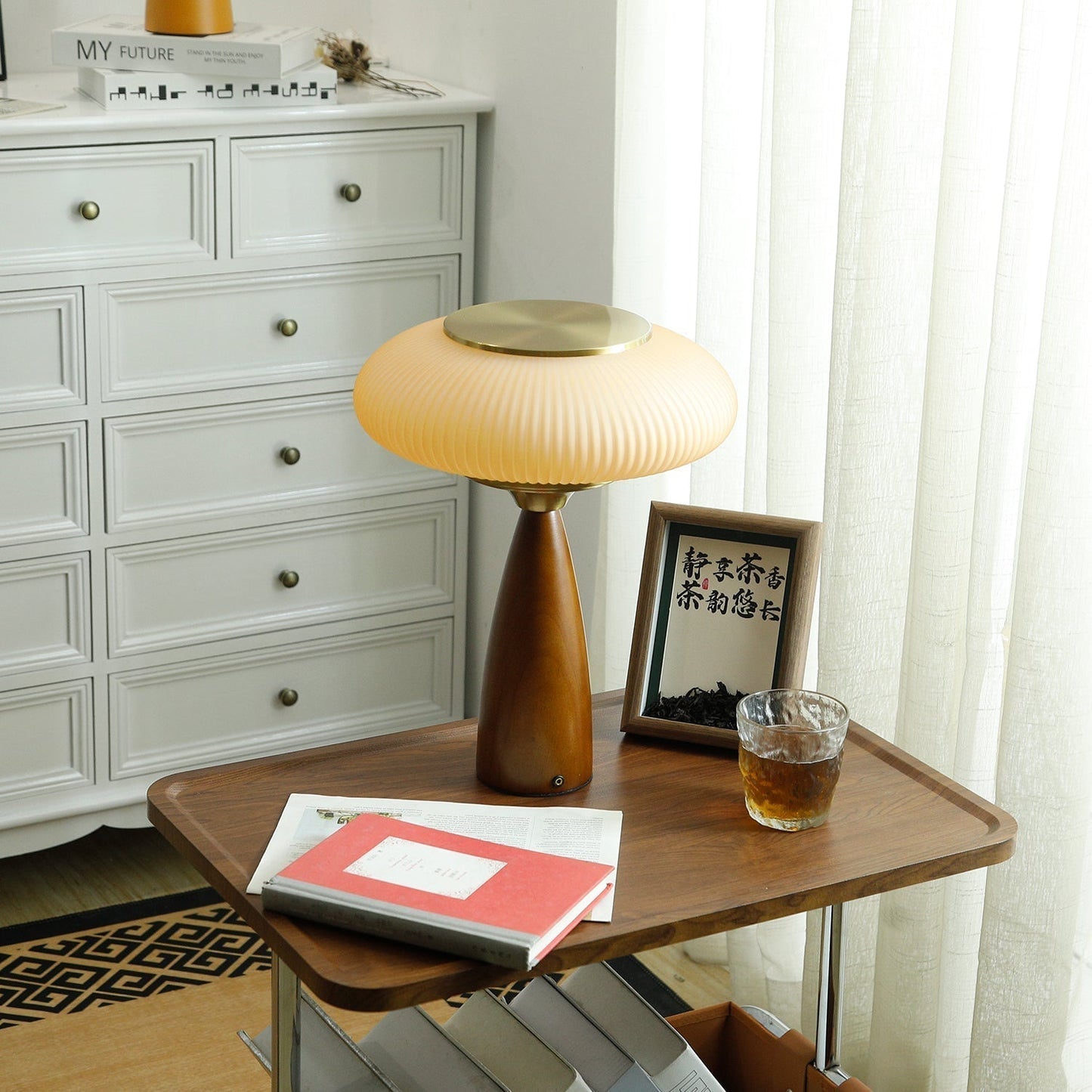 Classic Glass Desk Table Lamp