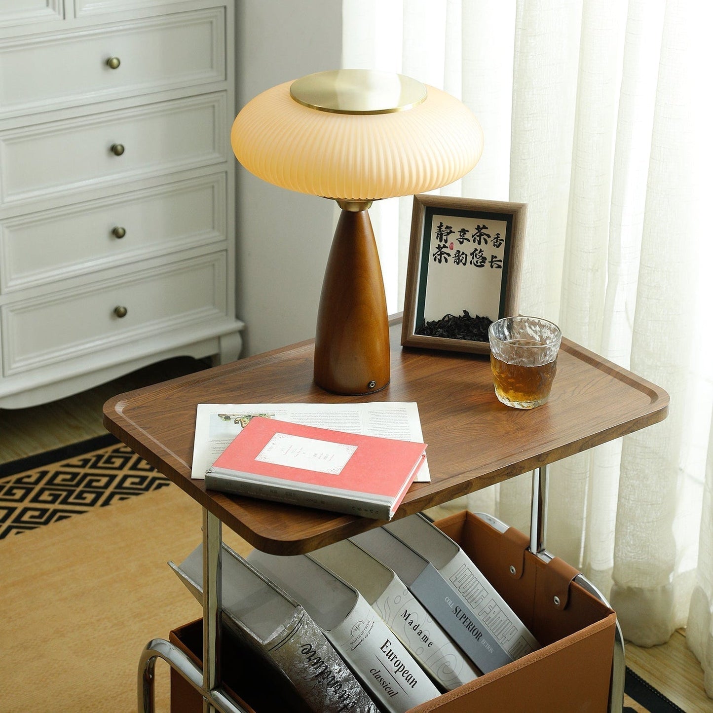 Classic Glass Desk Table Lamp
