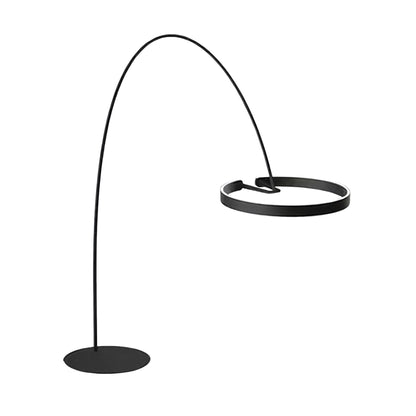 Stylish Curved Floor Lamp with Slim Design - Lusomart