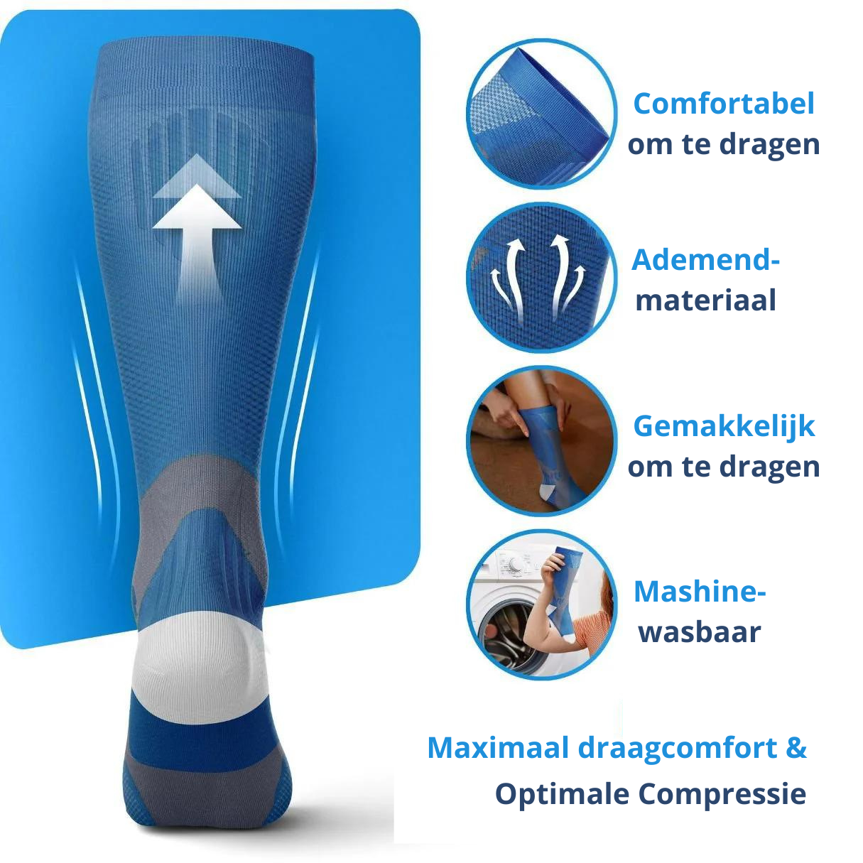 CircuFlex | Innovative Therapeutic Compression Stockings for Enhanced Circulation 1