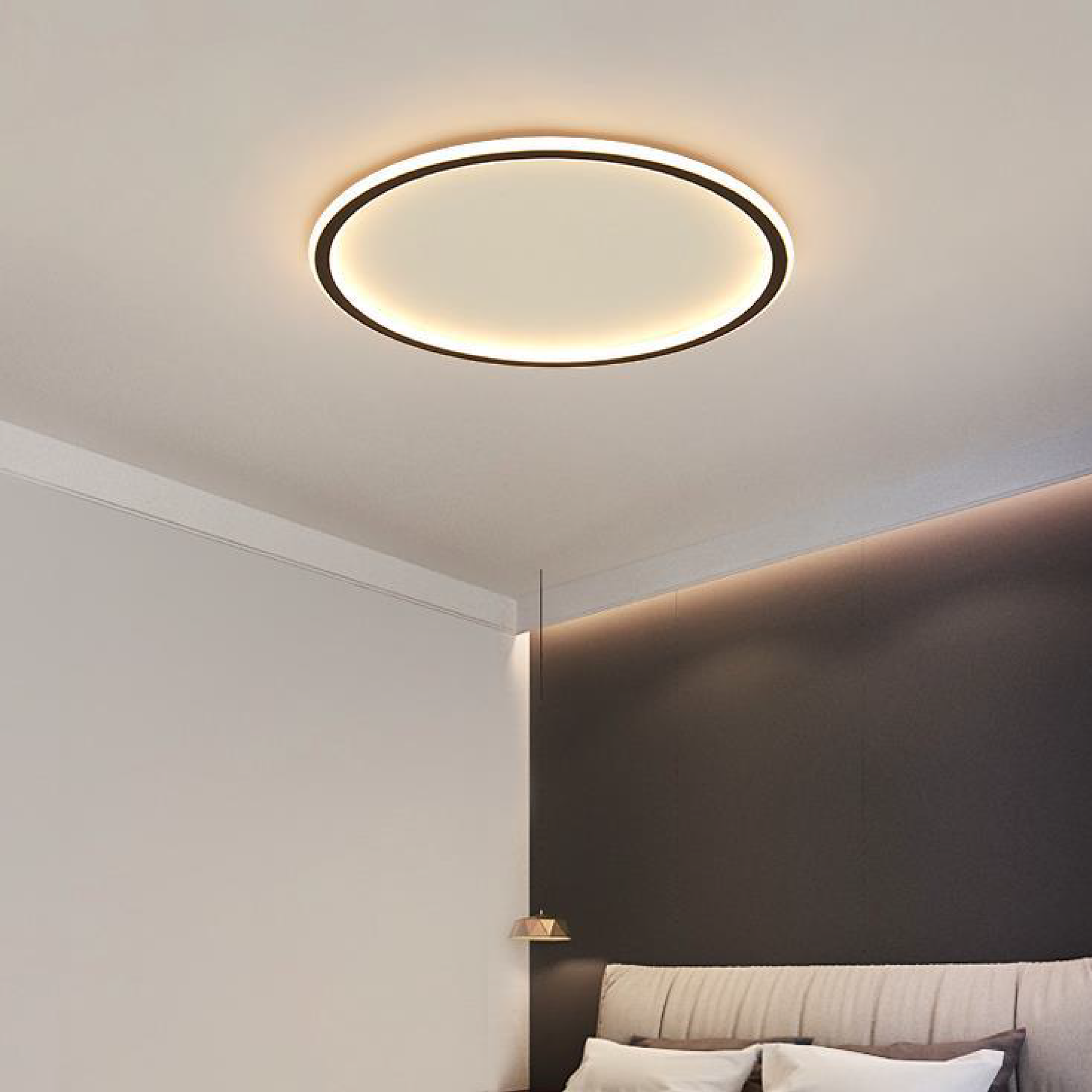 Clariva | Elegant Scandinavian-Style Round Ceiling Lamp for Modern Homes 3