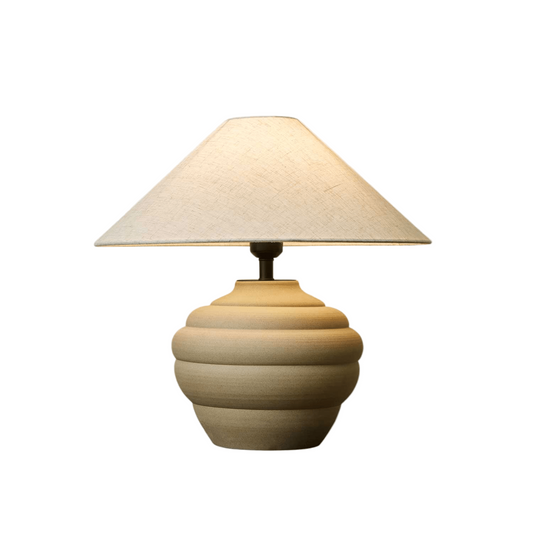 Simple Bedside Table Lamp with Warm Glow - Lusomart