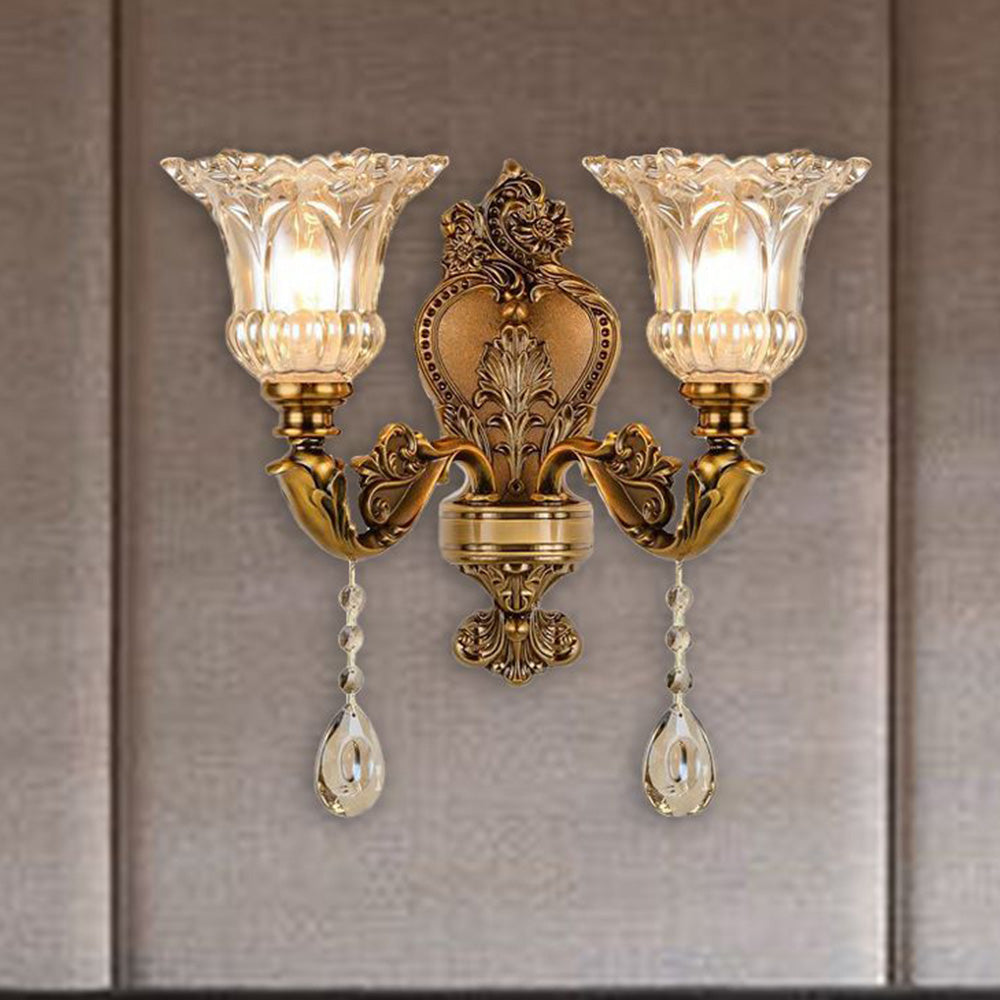 Classic Brass Adjustable Wall Lamp