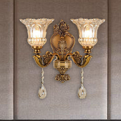 Classic Brass Adjustable Wall Lamp