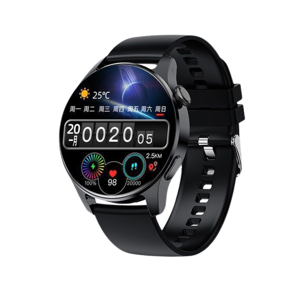 Classic Smartwatch with Health Tracking, Notifications, and Water Resistance – Elegant Design 3