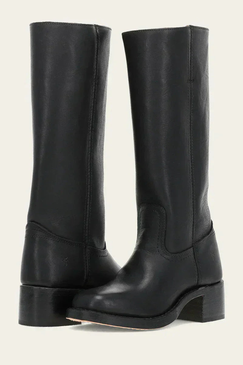 Classic Women's Boots with Block Heel – Durable Handcrafted Design for Timeless Style 6