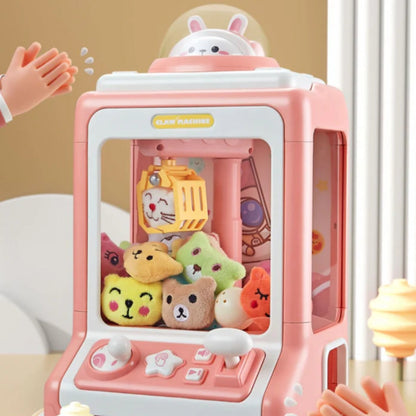 ClawJoy - Mini claw machine with remote control and light-up game cabinet 2