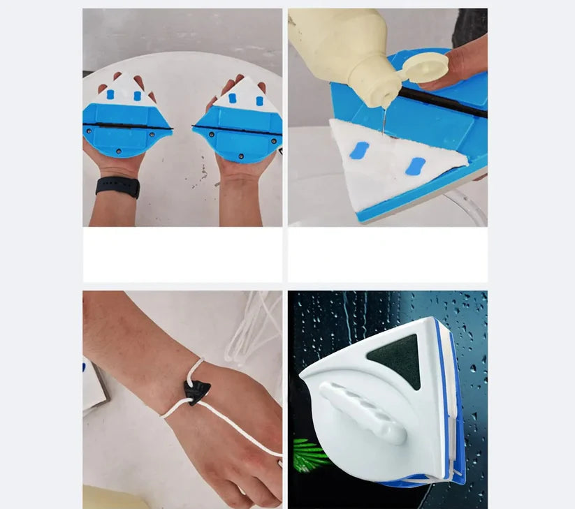 Dual Side Glass Cleaning Tool