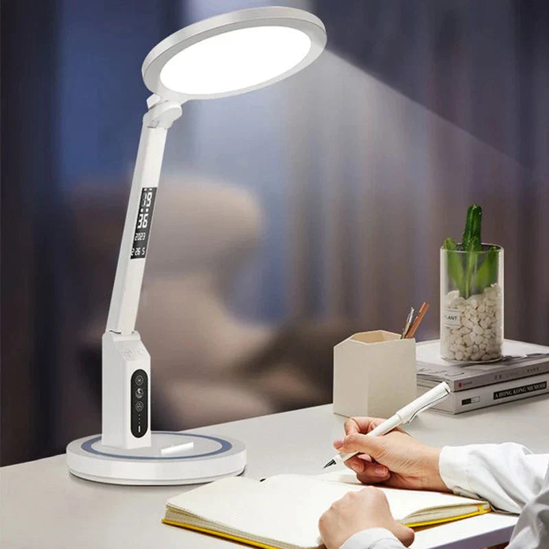 LED Desk Clock Lamp with Digital Display - Lusomart