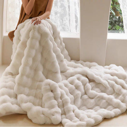 Plush Fleece Throw Blanket – Soft Warm Comfort