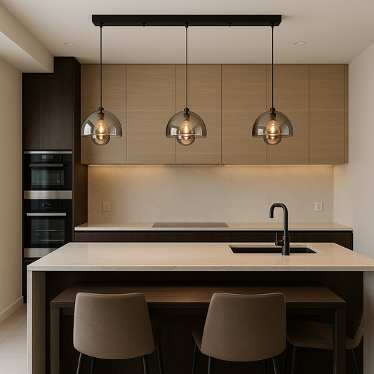 Rustic Wooden Pendant Light with Soft Glow - Lusomart