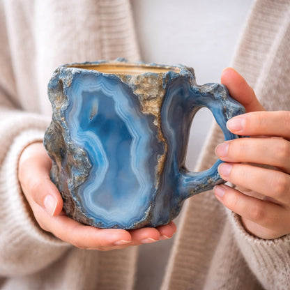 Stylish Stone Pattern Ceramic Coffee Mug - Lusomart