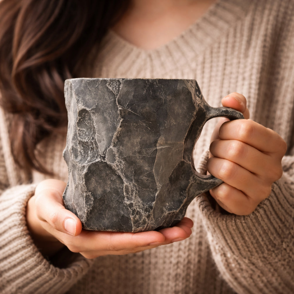 Stylish Stone Pattern Ceramic Coffee Mug