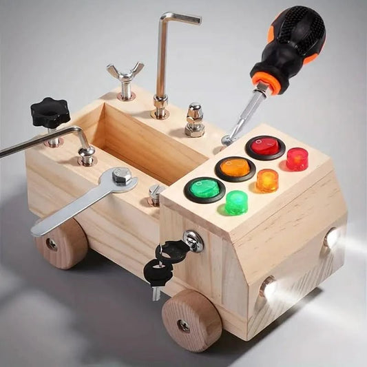 Interactive Wooden Learning Board for Kids - Lusomart