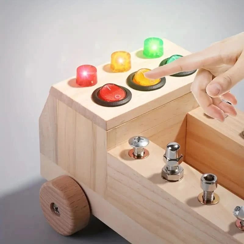 CognitioWood | Engaging Montessori Busy Board for Cognitive Development 3