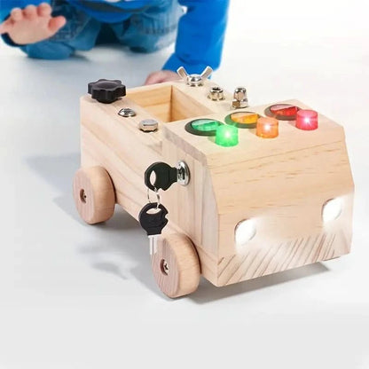 CognitioWood | Engaging Montessori Busy Board for Cognitive Development 4