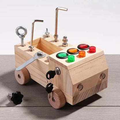 CognitioWood | Engaging Montessori Busy Board for Cognitive Development 5