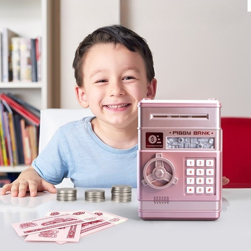 CoinGuard – Digital Money Box with Password Lock and ATM-Inspired Design 6