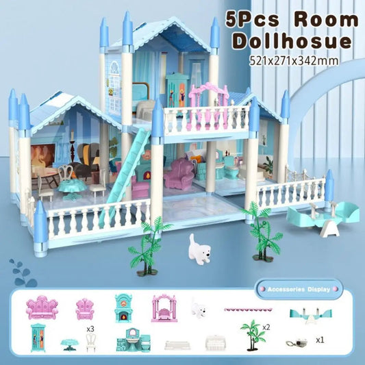 Fun Kids Mini Doll House Building Kit - Lusomart
